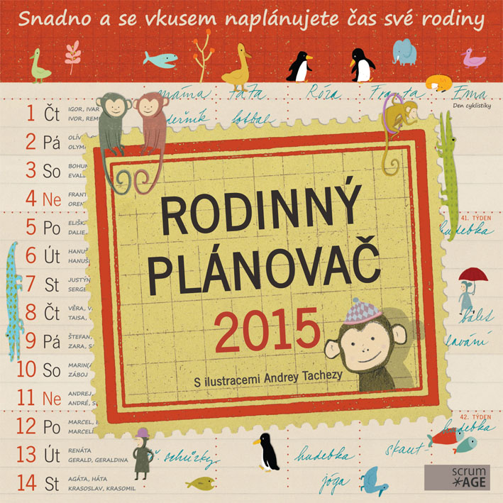 Soutěžte s časopisem S dětmi v Praze o  Rodinný plánovač 2015  