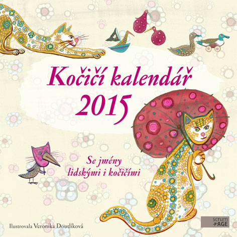 Novinka naší kolekce na rok 2015 - Kočičí kalendář